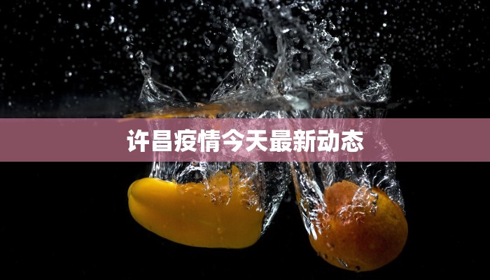 许昌疫情今天最新动态 许昌疫情今天最新动态