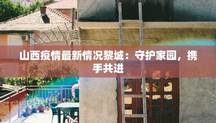 山西疫情最新情况黎城:守护家园,携手共进 山西疫情最新情况黎城:守护家园,携手共进