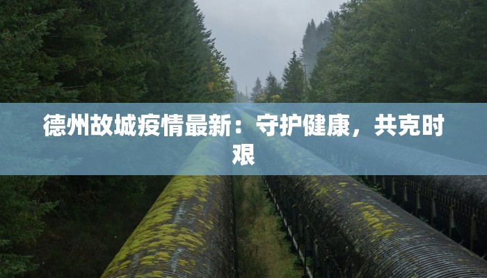 广元最新疫情防疫：科学防控，共筑健康防线